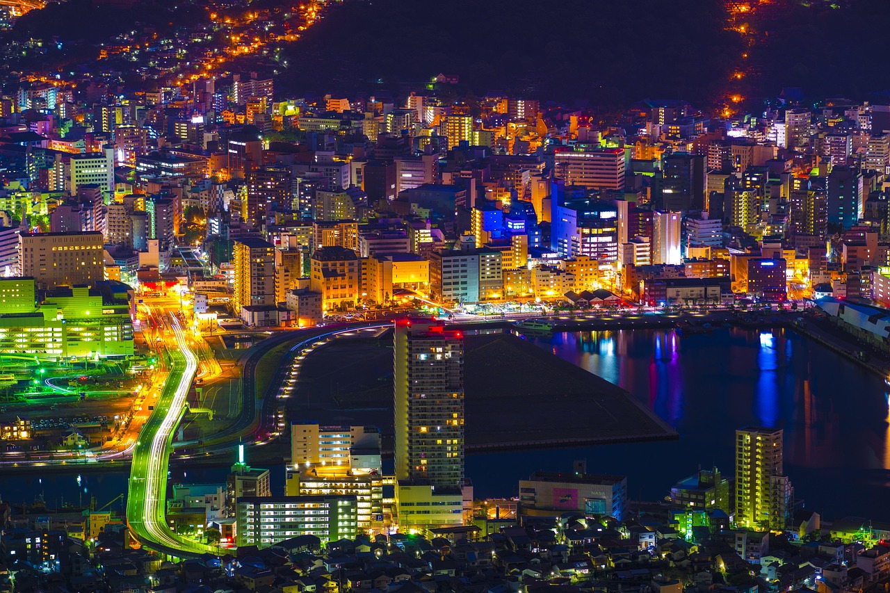 長崎ハウステンボスで美しい夜景を撮影するためのフォトスポットは？